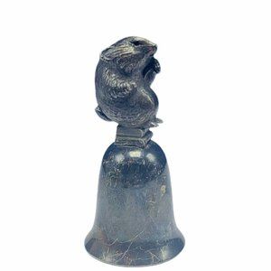 Beatrix Potter silver plated bell Paddy Beaver vtg